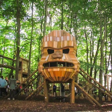 Sfeervolle Chalet Op De Veluwe In Hoenderloo Hotell Eksteriør bilde